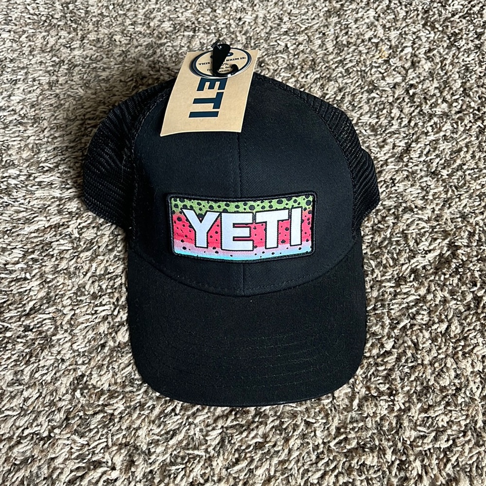 NWT yeti rainbow trout hat